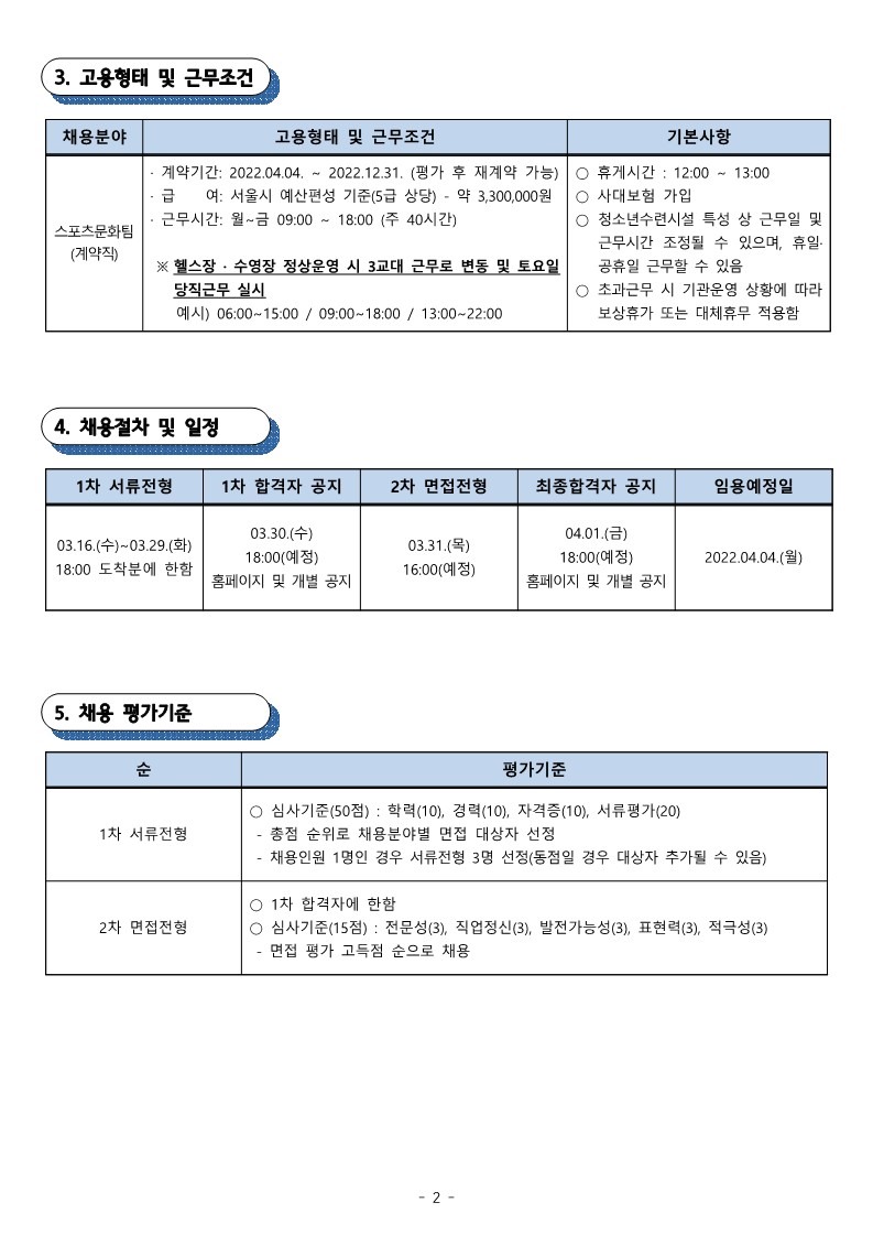 시립서대문청소년센터 직원 채용공고_2.jpg